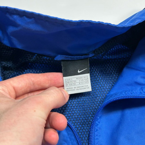 Nike Vintage Jacket Windbreaker Blue Size L