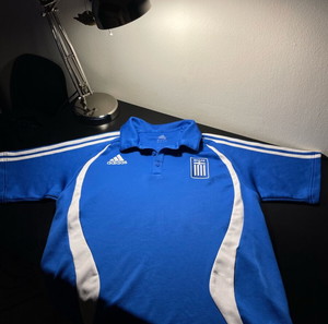 2005/2006 Greece x Adidas Polo T-shirt