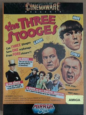 The Three Stooges Amiga like new, complete in box