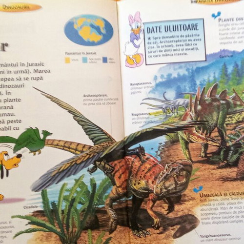 Disney Encyclopedia Dinozaurii used, Romanian language, 2008 edition