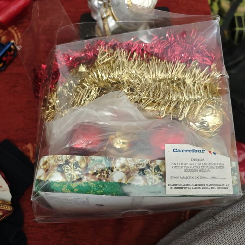 Christmas decorations like new