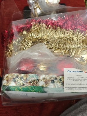 Christmas decorations like new
