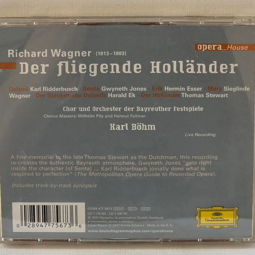 Der Fliegende Holländer CD set used by Richard Wagner