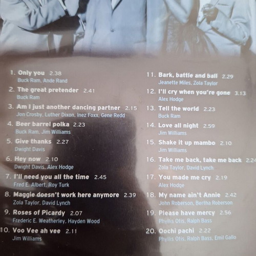 The Platters CD used