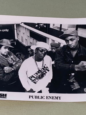 Public Enemy official promo photo like new, 13x18 cm
