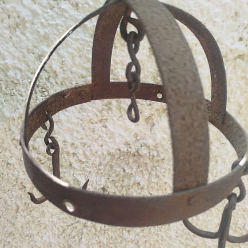 Forged iron tool used, collectible kantari scale