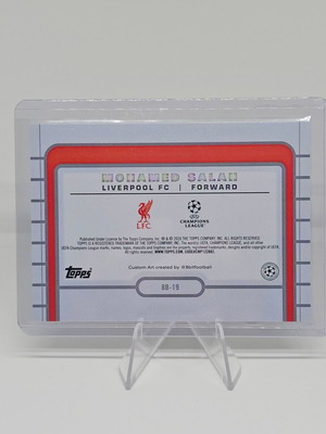 Mohamed Salah 8-Bit Shots Base Insert Topps UEFA 2025-26