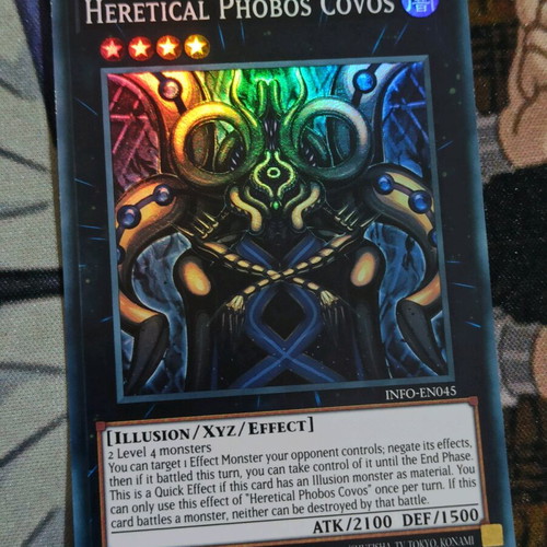 Heretical Phobos Covos κάρτα Yu-Gi-Oh! σαν καινούργιο