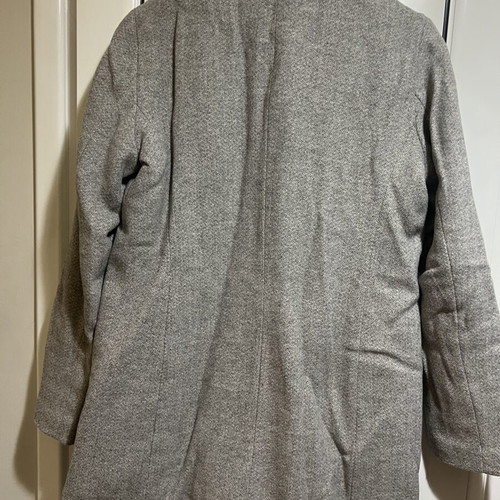 Louis Féraud wool coat, size M, gray