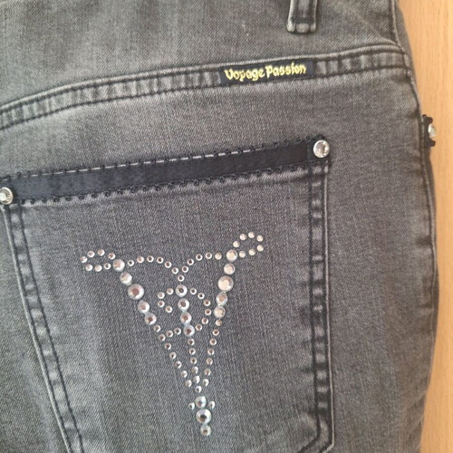 Voyage Passion low-rise gray jeans used, size S/M 31