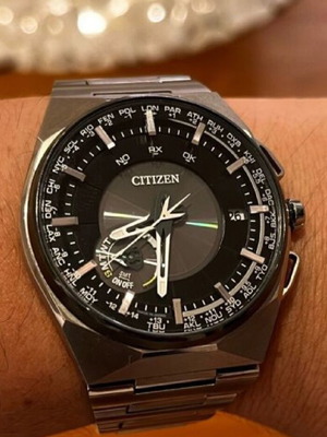 Citizen Titanium Wave Septor F100 watch