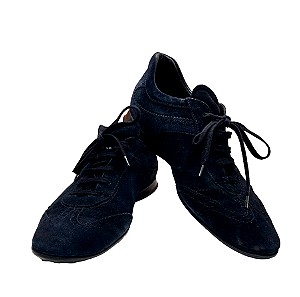 Tods blue suede  trainers