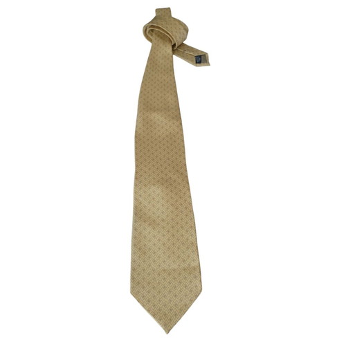 Armani Collezioni tie new gold color, 100% silk