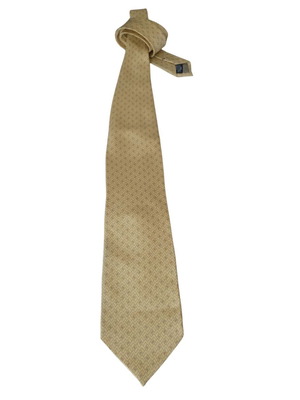 Armani Collezioni tie new gold color, 100% silk