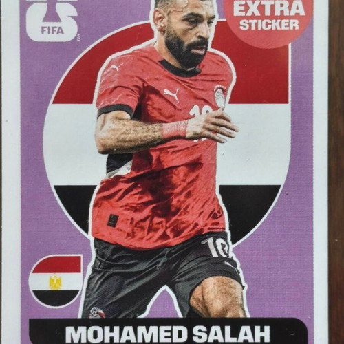 Mohamed Salah Panini FIFA World Cup 2026 Extra Sticker Purple