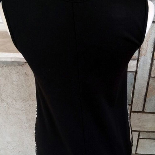 Attrattivo sleeveless dress black and white like new
