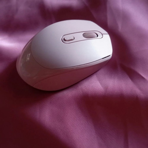 Wireless mouse M107 pink new