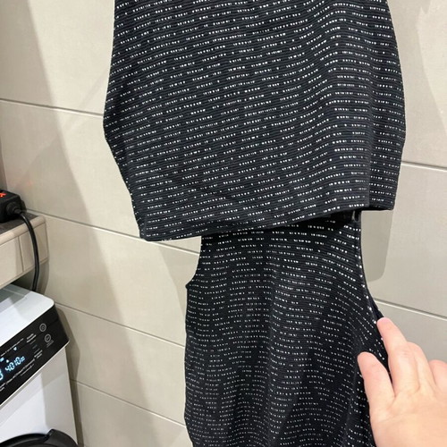 Bershka Mini Black Dress Small Like New With Cutouts