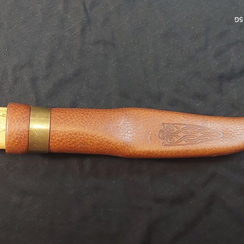 Marttiini Finnish knife new, collectible with bronze eagle handle