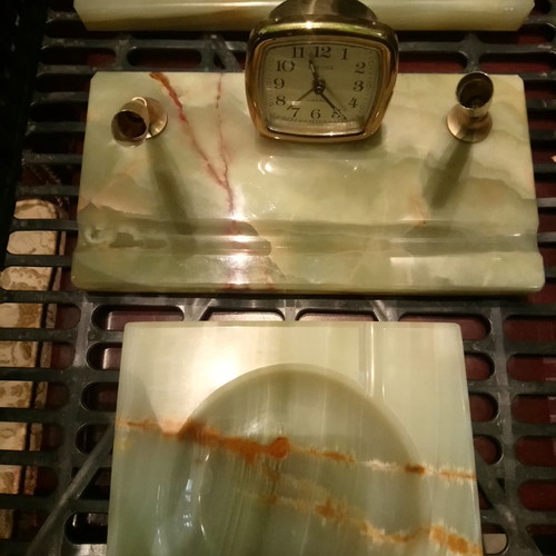 Alabaster desk set new