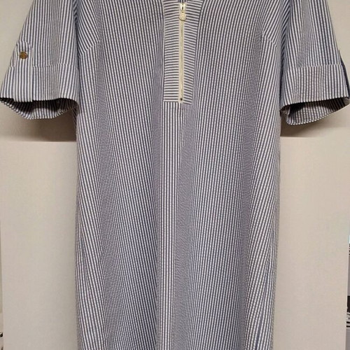 Anne Klein striped dress like new, blue and white, XXL