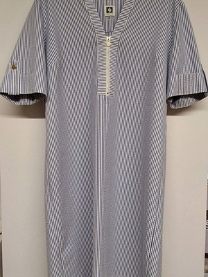 Anne Klein striped dress like new, blue and white, XXL
