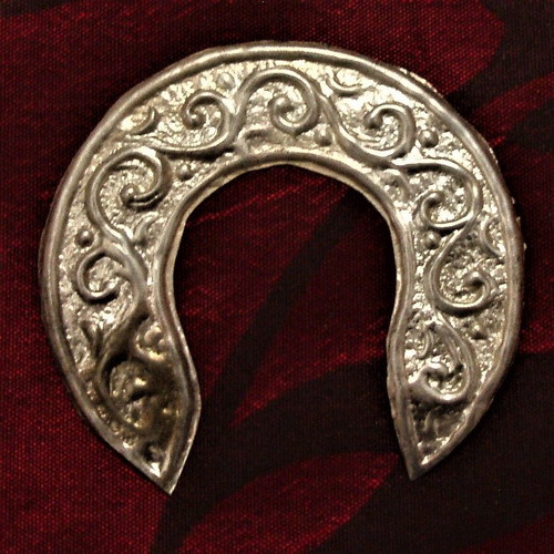 Silver old handmade photostefana tamata used, set of 3, 800/1000