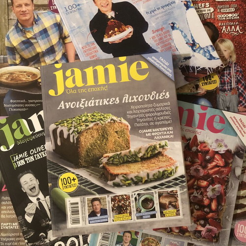 Jamie cooking magazines like new, pack of 8 issues