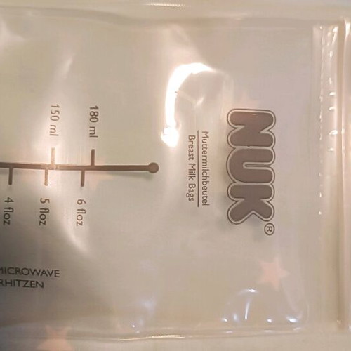 Nuk breast milk bags new, pack of 22