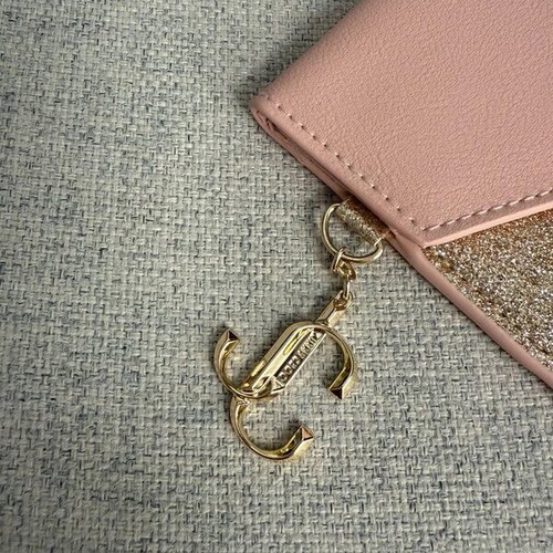 Jimmy Choo clutch bag new, pink and gold