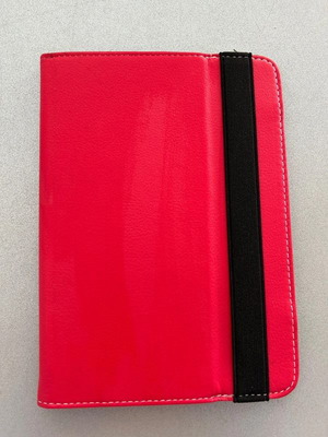 Tablet case new with black velvet interior, fits 6-8 inches