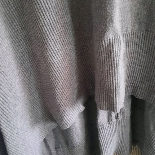Gray knitted dress like new