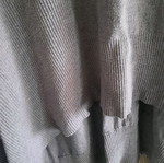 Gray knitted dress like new