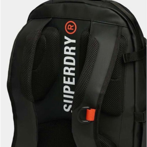 Superdry Tarp backpack new, black, waterproof fabric