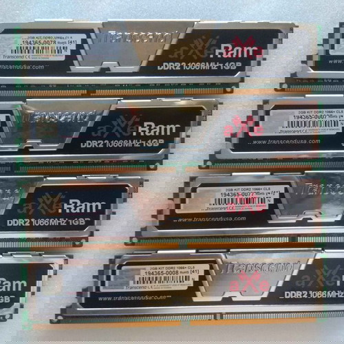 4x1GB DDR2 1066MHz Transcend Axe