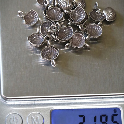 Small discreet silver pendant sterling silver 925, pack of 30 pieces