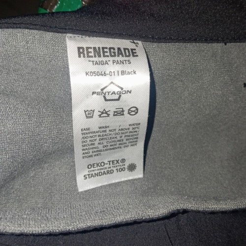 Pentagon men's pants black size XXL like new