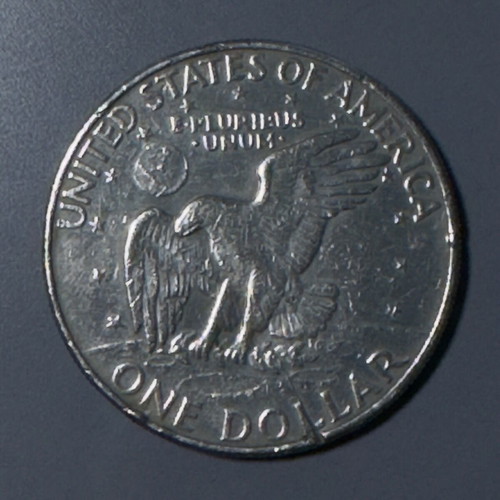 One Dollar Coin 1972 USA used, rare collectible