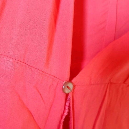 EL STA long wrap dress like new, coral color
