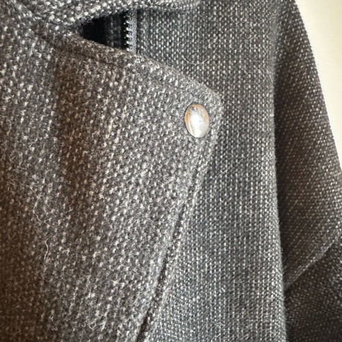 Jennyfer coat size S gray like new straight cut