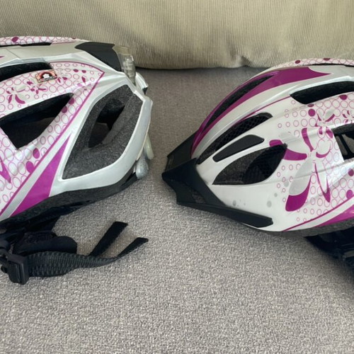 Children's Bicycle Helmet for Girl with Light used