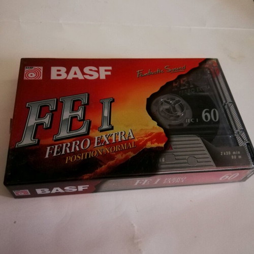BASF FE I 60 audio cassette new, sealed