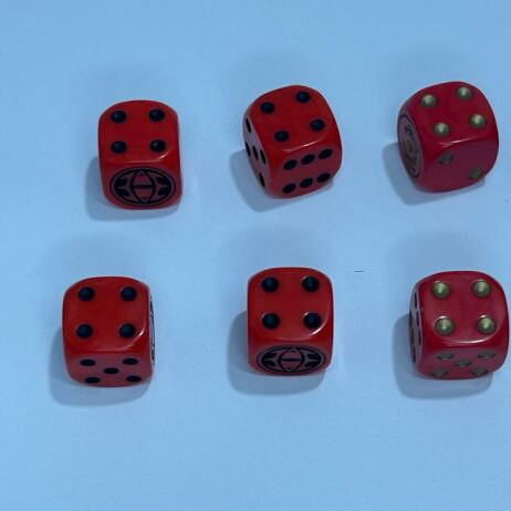 Combat Hex 2004 Sabertooth Games Dice pack of 13 like new