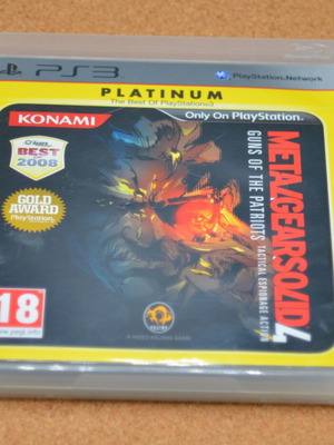 Metal Gear Solid 4 Guns of the Patriots PS3 Game