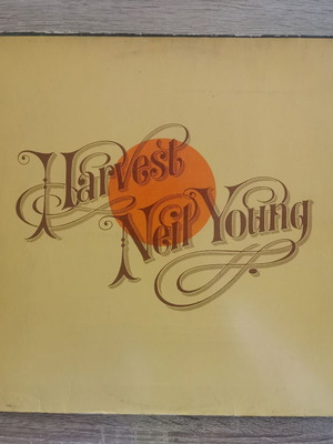 Neil Young Harvest vinyl used, Greek pressing 1981 with insert