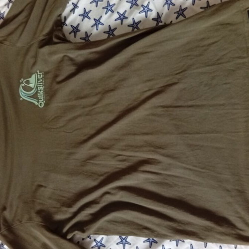 Quiksilver Long Sleeve Shirt like new, green, size M