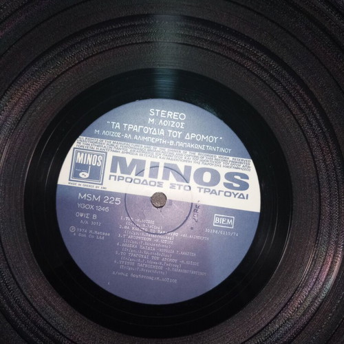 Vinyl Manos Loizos Vasilis Papakonstantinou Songs of the Street like new, entechno
