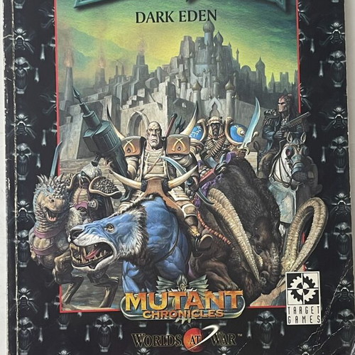 Warzone Dark Eden Mutant Chronicles Worlds at War Rulebook used