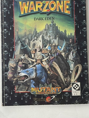 Warzone Dark Eden Mutant Chronicles Worlds at War Rulebook used