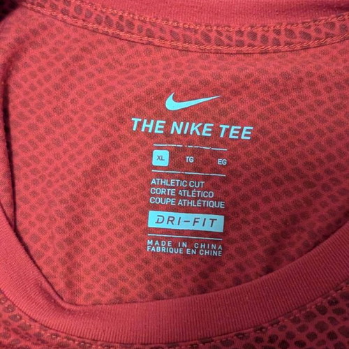 Nike Kobe Mamba 24 Men's Basketball Dri-FIT Tee XL, red and gold